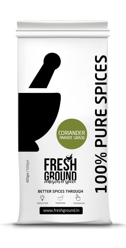 Fresh Ground Coriander Powder/Parrot Grade Coriander 500 gm with Zero Adulteration, Pure Dhaniya (B08JPRXSY8) Amazon Price History, Amazon Price Tracker