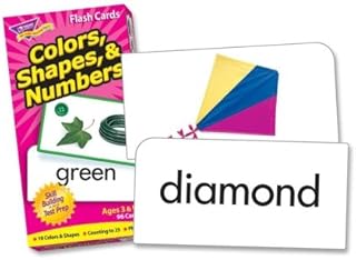 Trend All Facts Skill Drill Flash Cards, Colors, Shapes and Numbers, Pack of 96 Cards