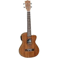 Tanglewood® »TIARE – TWT-17E« Ukulélé Ténor – Koa – EQ/Cutaway – Finition Satinée – Rosette Tribal découpé au laser… - Les Beatles, Paul McCartney, John Lennon, RIngo Starr, George Harrison