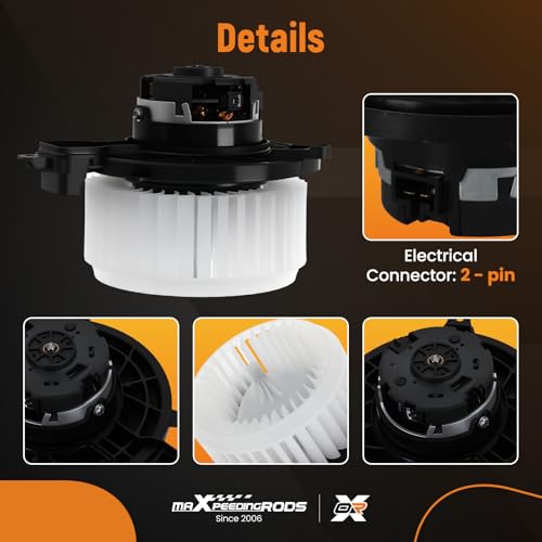 Image of maXpeedingrods HVAC Heater Blower Motor Assembly 8710304050 Fits for Toyota Tacoma 2016-2022 L4 2.7L Tacoma 2016-2022 V6 3.5L, Heater Blower Motor # PM5197 75106