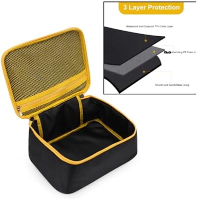 Gleegi Tire Inflator Bag Compatible with NOCO AIR10/AIR15/AIR20, Carrying Case Storage Holder Organizer for Portable Air Compressor Pump - 2