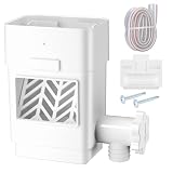 Upgraded Rain Barrel Diverter Kit, Rainwater Collection System for 2''x3'' & 3''x4'' Downspout, Gutter...