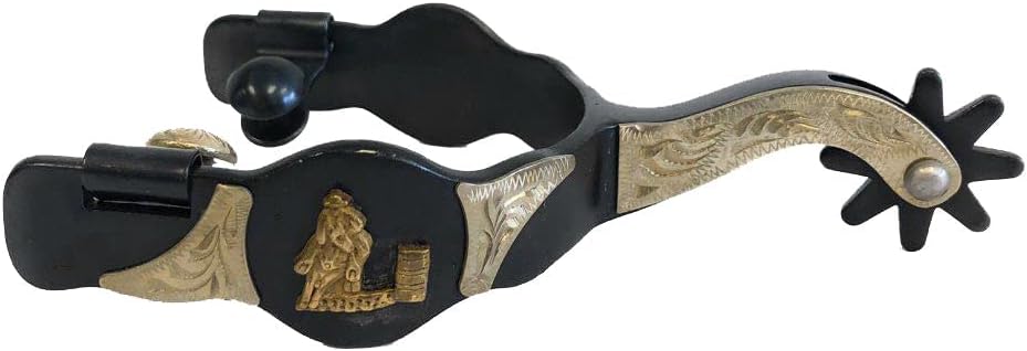 AJ Tack Men's Barrel Racer Spurs