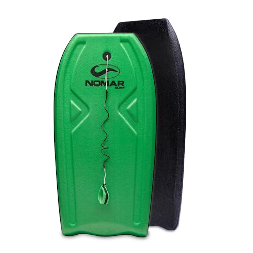 Prancha Surf Bodyboard Corta Onda Grande Master Com Leash Iniciante 105cm Verde