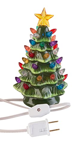 Creative Hobbies CER 2005 Small Vintage Ceramic Christmas Tree thumb #4