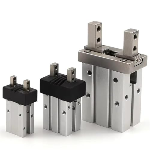 Vérin pneumatique MHZ2-6D pour l'assemblage de précision sans jeu - 4