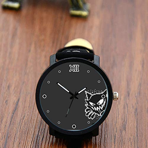 Preisvergleich Produktbild LINJIA Pokemon Uhr Koreanische Version des Kreativen Männlichen Und Weiblichen Studentengeschenkgeburtstagsgeschenks Der Großen Uhr Der Pokemon-männer