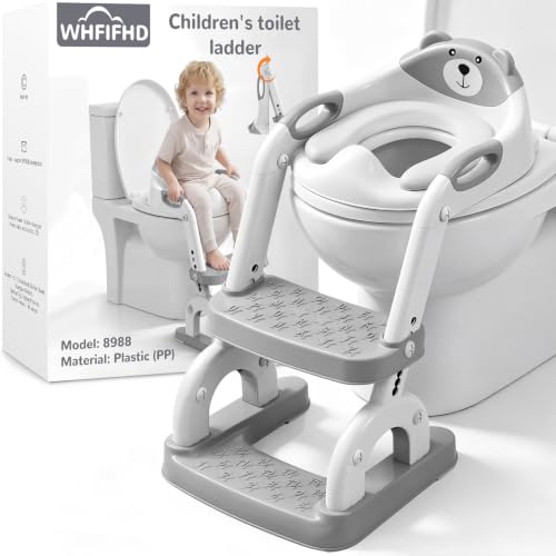 WHFIFHD Potty Training Toilet with Step Stool