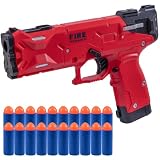 FESVASDEE Fire Phenix Toy Soft Foam Dart Blaster Pistol Toys Gun Set for Nerf Guns for 5 6 7 8 Year