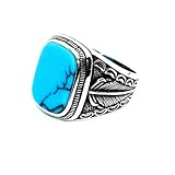 Silver 925k Ring, Handmade Ring, Natural Turquoise Stone,Jewelry Gift For Mens and Womens