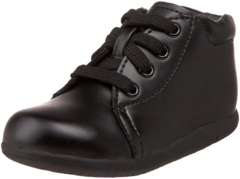 Stride Rite baby-boys Srt Elliot, Black Leather, 3 Wide Infant