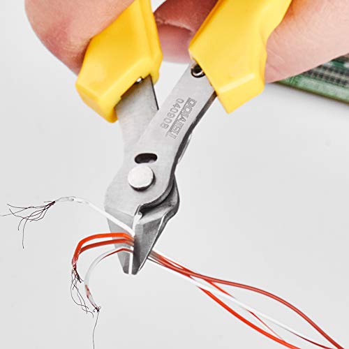 Dowell Flush Cutter Micro Wire Cutters 5 Inch Stainless Steel Side Cutting Pliers Tools Precision Cutter For Soft Wires #TOP7