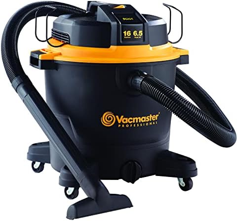 Vacmaster Professional - Wet/Dry Vac, 16 Gallon, Beast Series, 6.5 HP 2-1/2" Hose (VJH1612PF0201), Black