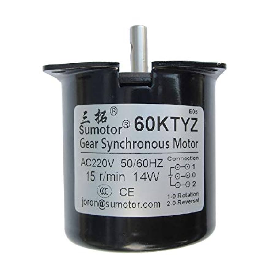Motore Sincrono AC 230V Con Riduttore (2, 5, 10, 15 RPM