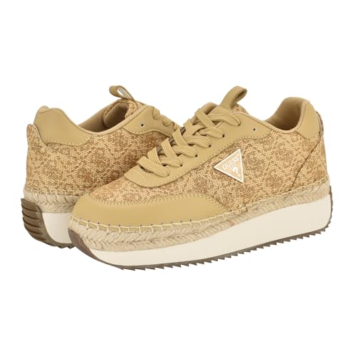Guess Women's Stefen Sneaker, Light Natural Suede 110, 9 by GUESS - Used condition - Image 2