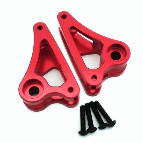 2pcs Aluminum Front Rocker Arm Progressive-2 (90-T) Red for Traxxas Revo E-Revo 2.0 vxl Summit Slayer Pro4X4 5358