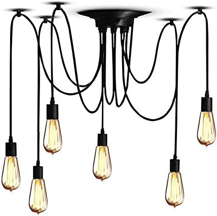 Cocoarm 6 Testa Lampadario Ragno