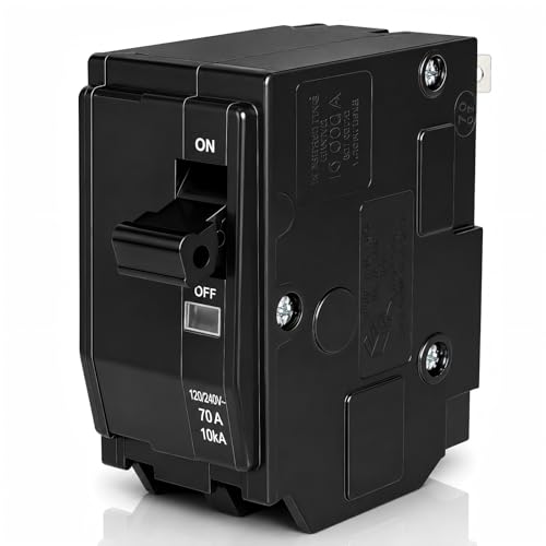 2-Pole 70 Amp Circuit Breaker, Compatible with QO270, for QO Load Centers