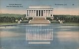 Lincoln Memorial and the Reflecting Pool, Washington, D.C. District Of Columbia Original Postcard