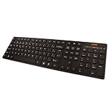 Teclado Multímidia Com Fio Oex Flat Tc300-104 Teclas - Preto