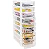 A4 8 Drawers White