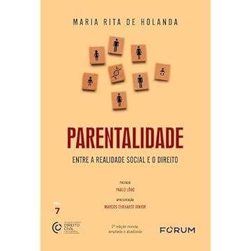 Capa do livro Parentalidade: Entre a realidade social e o direito: 7