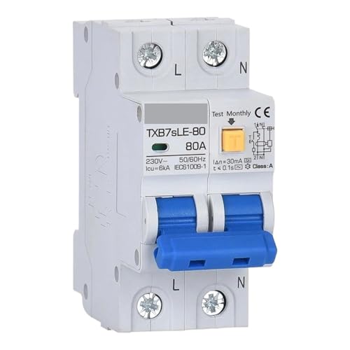 RCBO RCCB �^�C�v A/AC �c���d���T�[�L�b�g�u���[�J�[ MCB 220V 110V 10A 16A 20A 32A 40A 63A 30mA 15mA �R�d�ی�(AC Type AC110V 30mA,20A)