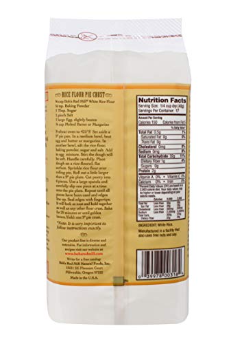 Bob's Red Mill Gluten Free White Rice Flour, 24 Oz (4 Pack) #TOP1