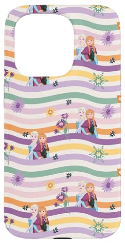 iPhone 15 Pro Disney Princess Frozen Elsa and Anna Spring Flowers Easter Case