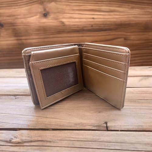 Men’s PU Leather Wallet – Embossed USA Flag Rodeo Bifold or Compact Size – Patriotic American Checkbook or Front Pocket Wallet for Cowboys & Veterans3