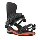 Union Ultra Herren Snowboard-Bindung, Schwarz/Orange, Größe M (36-38)