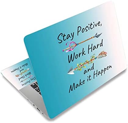 DINKY Laptop Skin Sticker Decal, 12" 13" 13.3" 14" 15" 15.4" 15.6 inch Laptop Universal Reusable Vinyl Skin Stickers Cover Art Decal Notebook PC Personalized Protector-Inspirational Quote