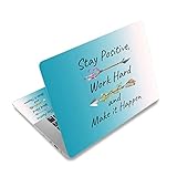 DINKY Laptop Skin Sticker Decal, 12' 13' 13.3' 14' 15' 15.4' 15.6 inch Laptop Universal Reusable Vinyl Skin Stickers Cover Art Decal Notebook PC Personalized Protector-Inspirational Quote