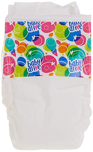 Baby Alive Doll Diaper Refill, Includes 4 Diapers, Toys Accessories, For Kids Ages 3 Years Old And Up #TOP2