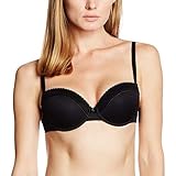 Huber Damen T-Shirt BH Valentina Schalen BHSchwarz (Schwarz 017664), 75D