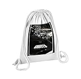 100% Baumwolle Turnbeutel mit Kordelzug Weiß Schwerkraft Original Film Poster Kunst Astronaut Science Fiction 12 Liter