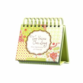 Spiral-bound Two Voices One Song Perpetual Calendar Book
