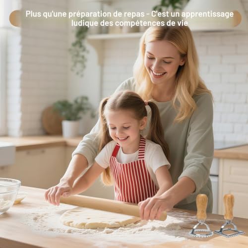 Kit Fabrication Pâtes 9 Pièces, Ustensiles Ravioli, Gnocchi et Pâtes Maison – vue 2