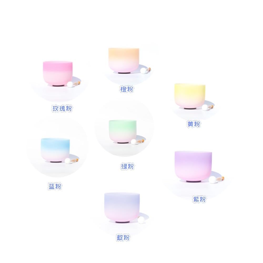 Amazon | キャンディカラー クリスタルシンギングボウルセット 瞑想