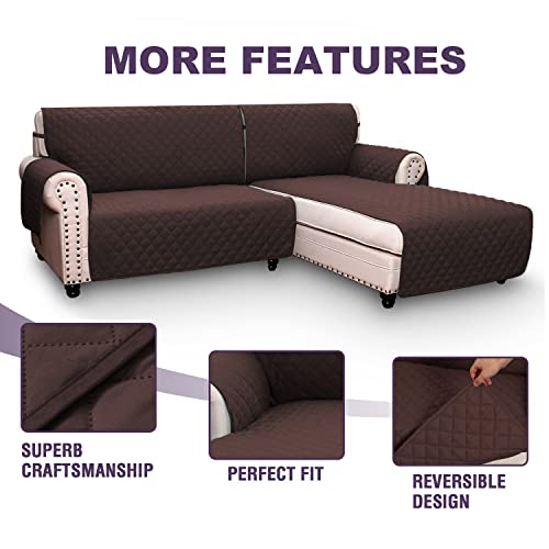 Funda de sofá en L reversible MeilleMaison acolchada gran confort 7