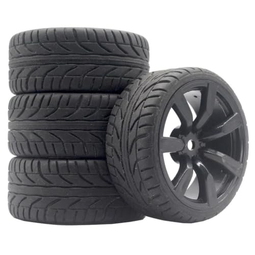�����[�^�C�� For Tamiya XV02 XV01 TA06 For TT01 For TT02 PTG2 RC�A�b�v�O���[�h | �����\4PCS 70mm���o�[�^�C�� �����[�p�A1/10�J�[�̃E�F�b�g�H�ʂ�h���C�H�ʂł���������O���b�v ���W�R���J�[