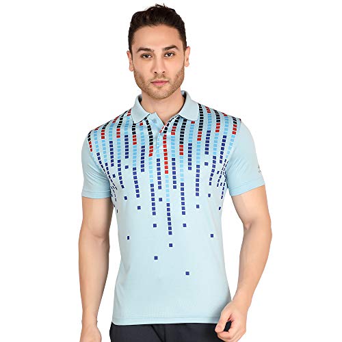 Buy Ripster Men's Polyester TShirts (STARSUB101 Sky_S) Blue at Amazon.in