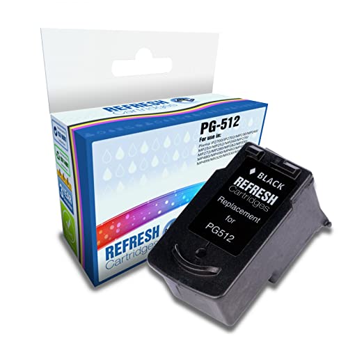 Image of Refresh Cartridges Remanufactured Ink Cartridge Replacement for Canon PG-512 (Black)
