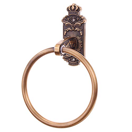 Barre de Serviette en Bronze Vintage pour Résoudre le Manque de Rangement Mural Élégant