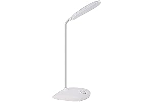 DEEPLITE Rechargeable LED Reading Light, 3-Level Dimmable Bedside Table Lamp, Portable Desk...