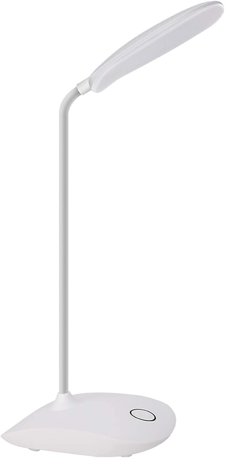 DEEPLITE LED Desk Lamp Battery Operated Lights Cordless Rechargeable Lamp, Flexible Gooseneck Portable Light for Bed Craft Nail Home Office, Eye-Caring Dimmable Small Desk Lamp Wireless Reading Lamp