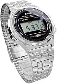 Casio Relógio vintage padrão A171WE-1A, unissex, clássico, quartzo