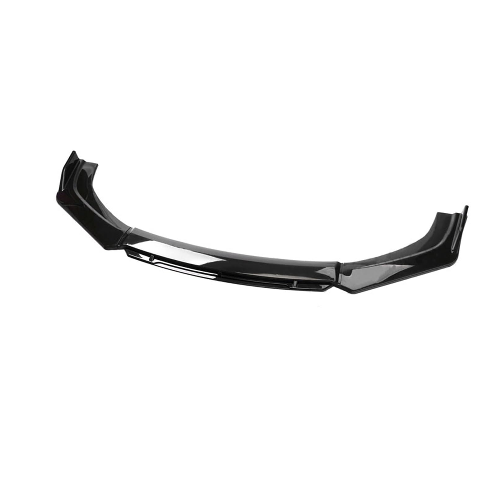 Coche Alerón Delantero Kit De Carrocería Universal Parachoques Delantero Pala Frontal Brillante Alerón Difusor Debajo Los Labios Accesorios Coche Piezas Automóvil Delantero Lip Spoiler Negro