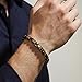 Love You This Much Gift for Son From Dad | Mens 5mm Twist Bracelet | Father Son Presents | 8"+1" Extender | Luxury Gift Box & Card (Gold/Black)