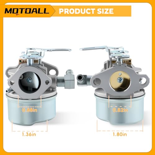 MOTOALL 640084B Carburetor for Tecumseh 632107 632536 640084 640105 640299 632107A 640084A 640084B 640299A 640299B 4HP 5HP HS50 HSK40 HSK50 HSSK40 HSSK50 HSSK55 LH195SA LH195SP OHSK110 OHSK120 OHSK125